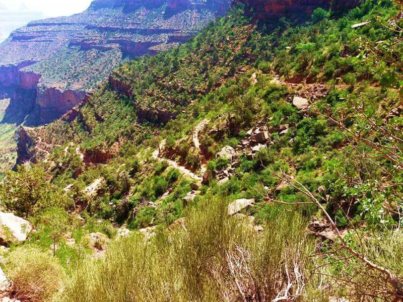 1.5-mile bright-angel-trail grand canyon