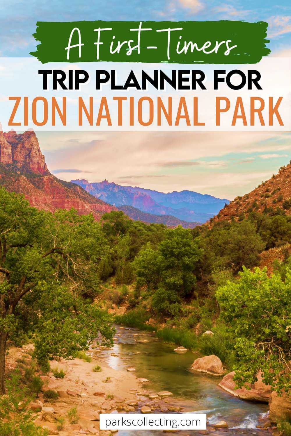 plan a trip to zion national park