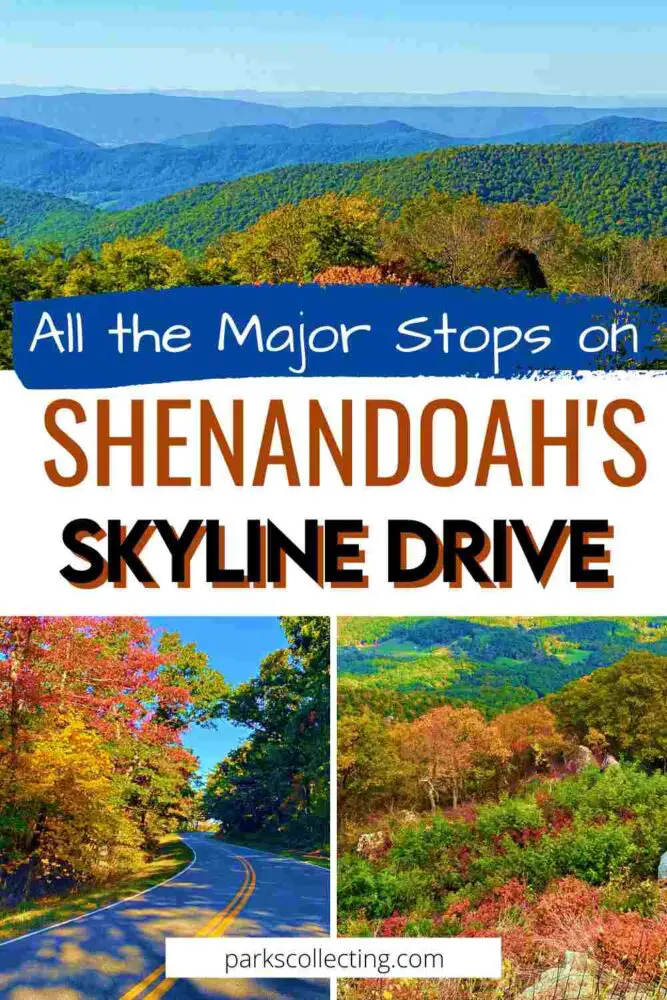 All The Major Stops on Shenandoahs Skyline Drive