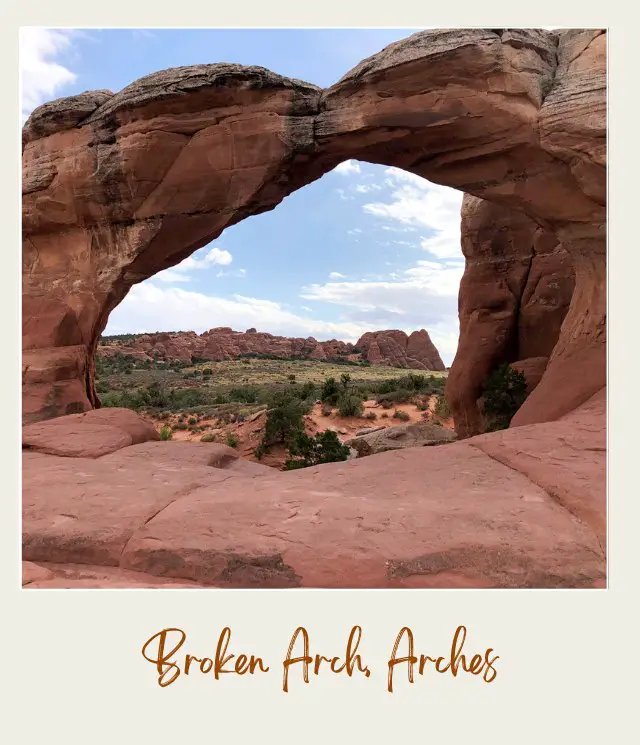 Arches National Park Broken Arch