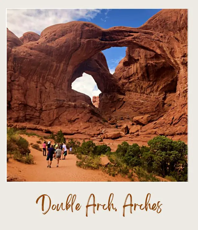 Arches National Park Double Arch