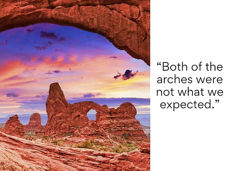 Arches National Park bad reviews 6