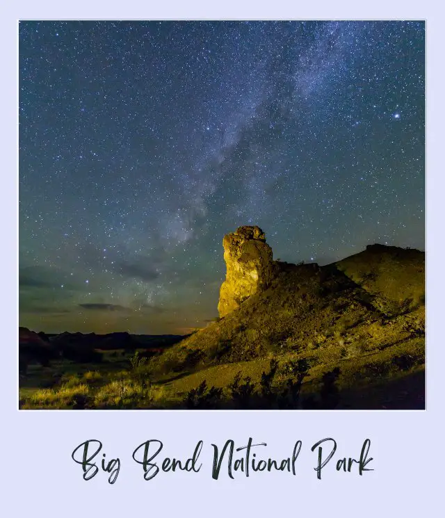 Big Bend National Park at Night