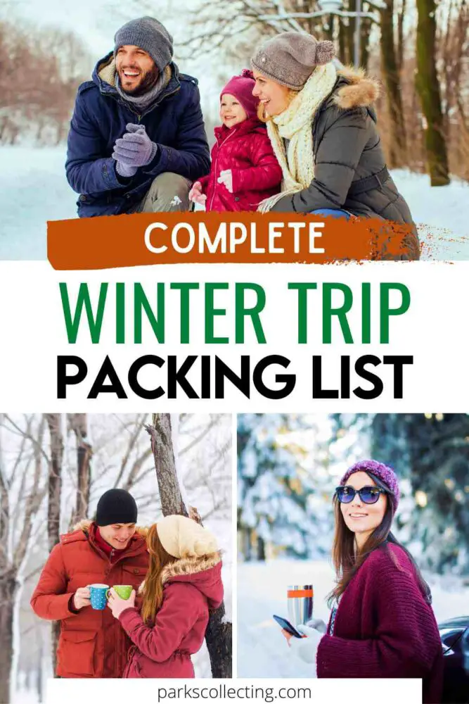 winter travel packing