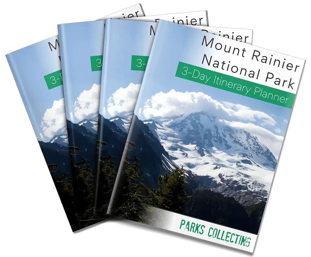 Cover Mount Rainier three day itinerary