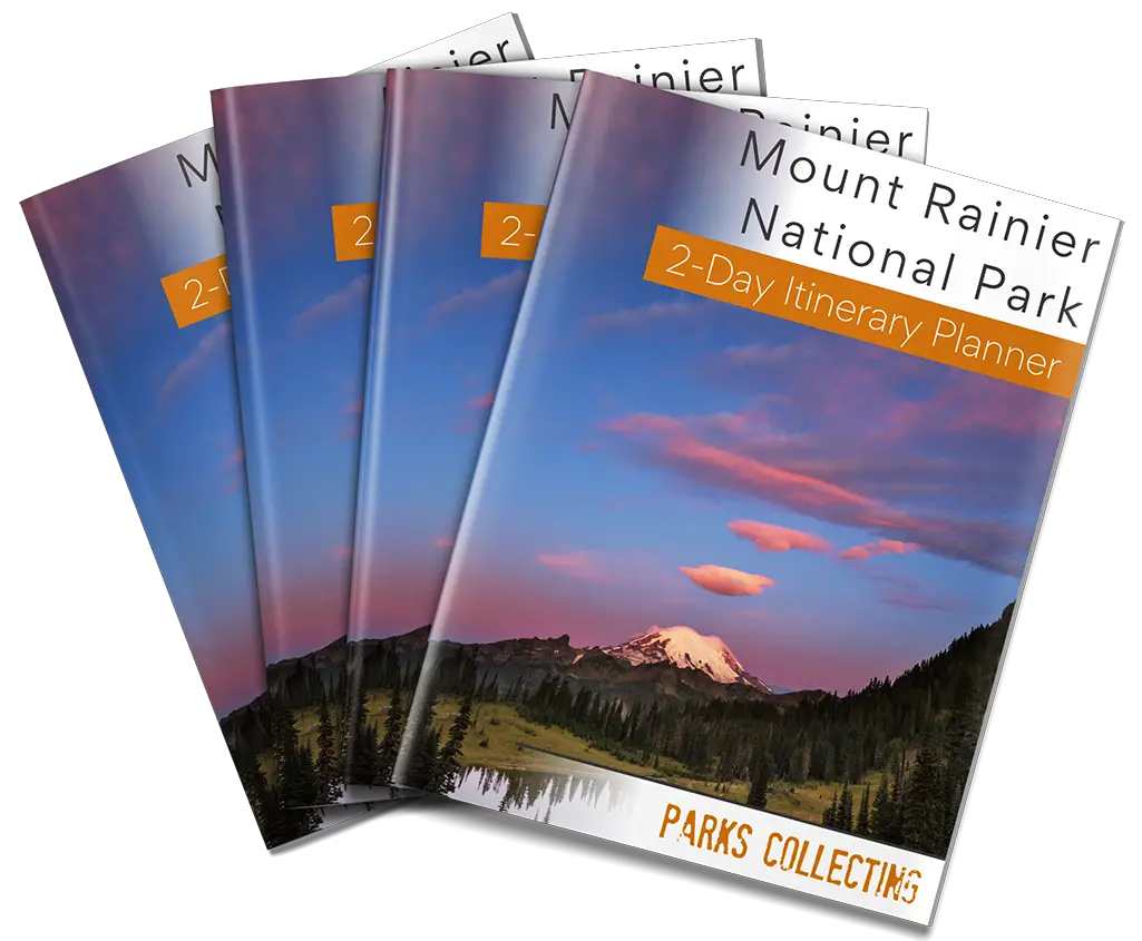 Cover Mount Rainier two day itinerary