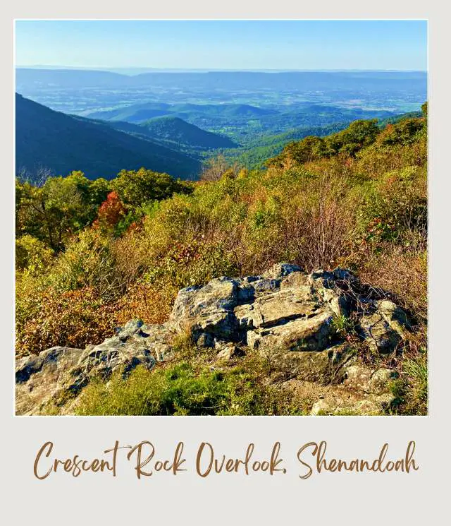 25 Best Overlooks on Skyline Drive Crescent Rock Overlook Shenandoah National Park
