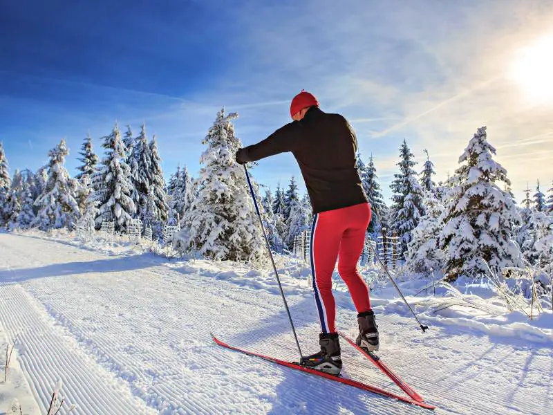 Cross country skiing grand teton