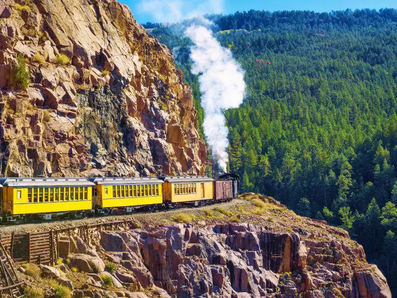 Durango Train near Mesa Verde National Park