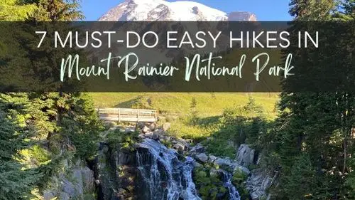 Mount Rainier National Park Guide PEAK AND WATERFALL WITH TXT Easy hikes in Mount Rainier National park