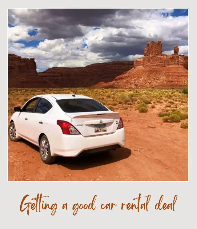 Getting a good car rental deal