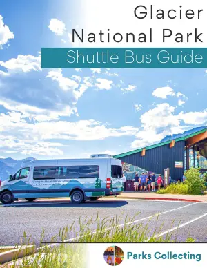 shuttle bus in front of modern building with sky