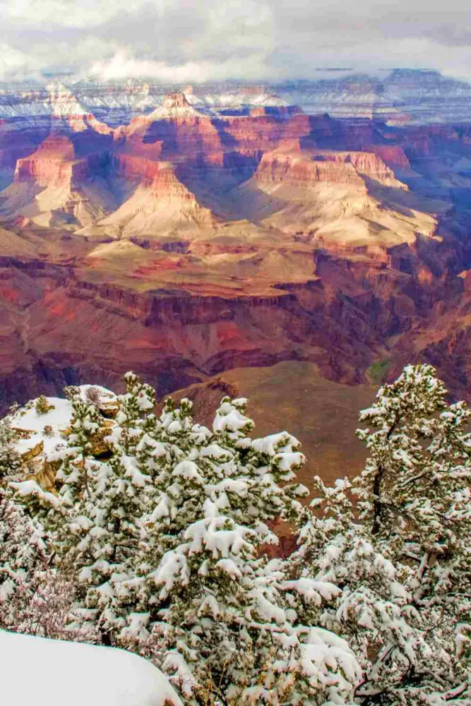 Grand Canyon South Rim winter