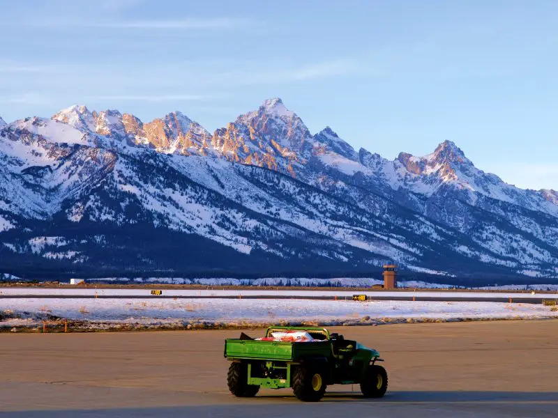 Jackson Hole airport grand teton