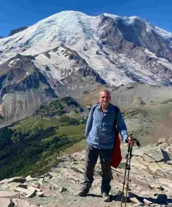 James Ian at Mount Rainier