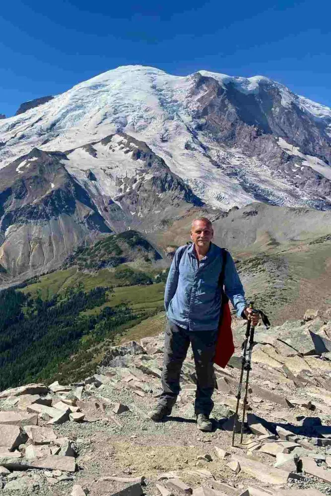 James Ian in Mount Rainier National Park