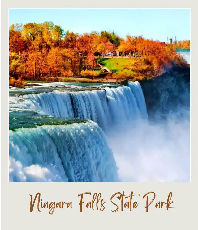 The Best Places to See Fall Colors in USA National and State Parks Niagara Falls State Park Autumn