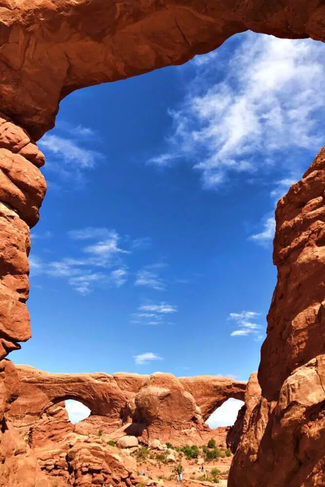 North and South Windows Seen Through Turret Arch