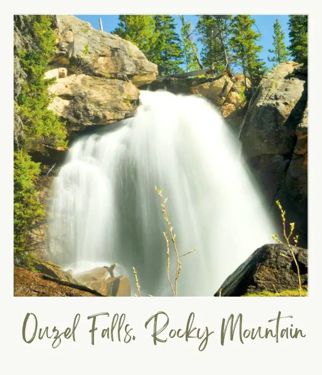 Best Hikes in Rocky Mountain National Park Ouzel Falls in Rocky Mountain National Park