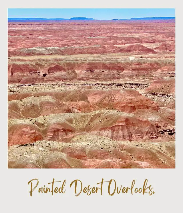 Painted Desert Overlooks Petrified National Park