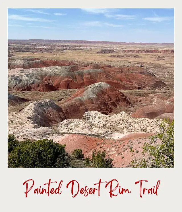 Painted Desert Rim Trail Petrified National Park