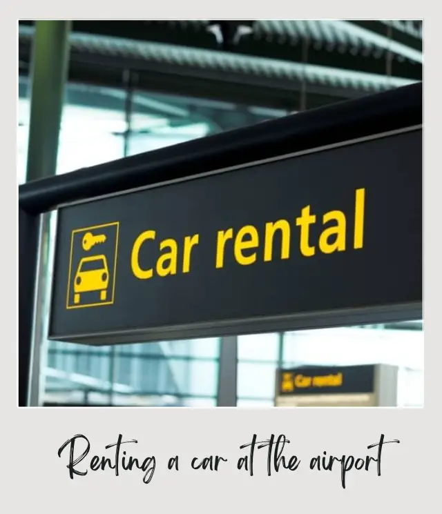 Renting a car at the airport