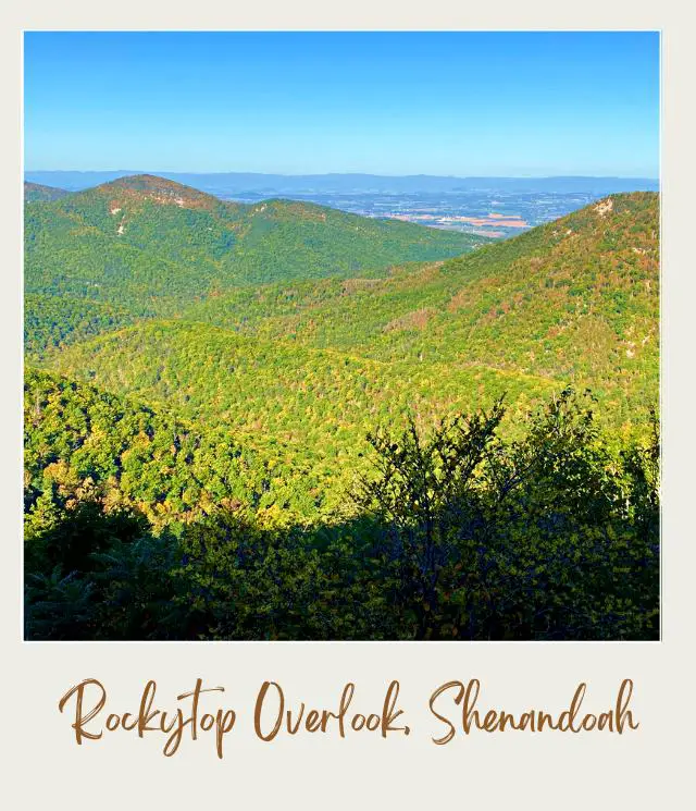 25 Best Overlooks on Skyline Drive Rockytop Overlook Shenandoah National Park