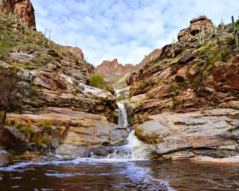 Seven Falls in Tucson, Arizona