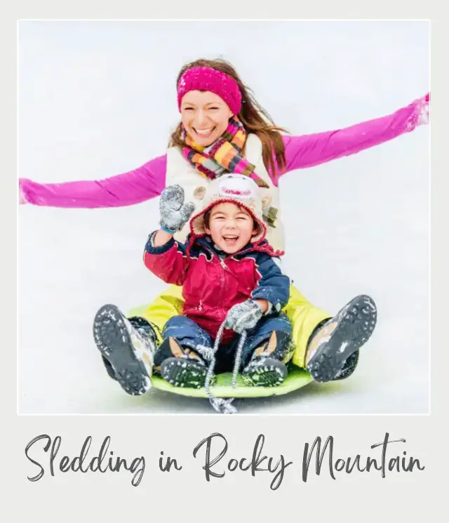 20 Best Things to Do in Rocky Mountain National Park in Winter Sledding in Rocky Mountain National Park