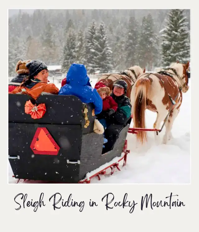 20 Best Things to Do in Rocky Mountain National Park in Winter Sleigh Riding Rocky Mountain National Park