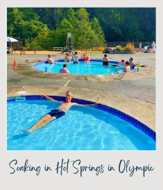 21 Best Things to Do in Olympic National Park People in the hot spring and surrounded by trees in Sol Duc in Olympic National Park.