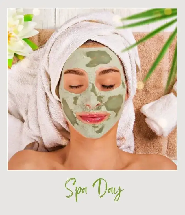 20 Best Things to Do in Rocky Mountain National Park in Winter woman with towel on her head and green face mask, smiling