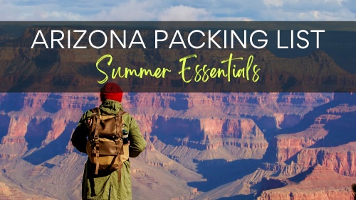 National Parks Packing Lists Summer Arizona Packing Header