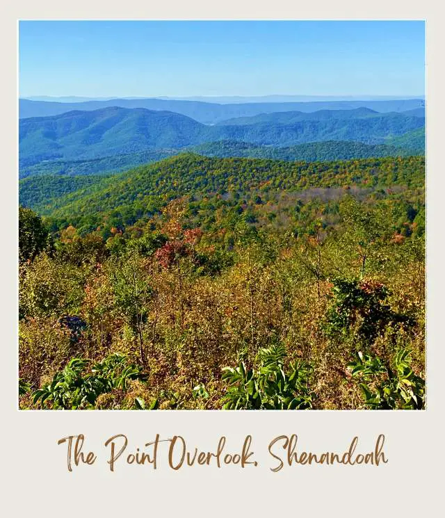 25 Best Overlooks on Skyline Drive The Point Overlook View Shenandoah National Park
