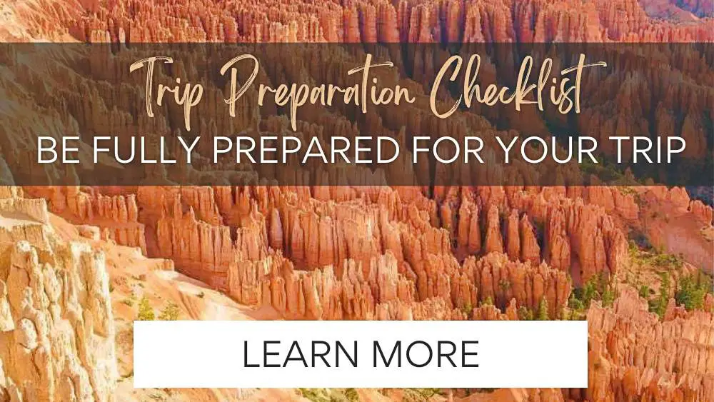 Trip Preparation Checklist