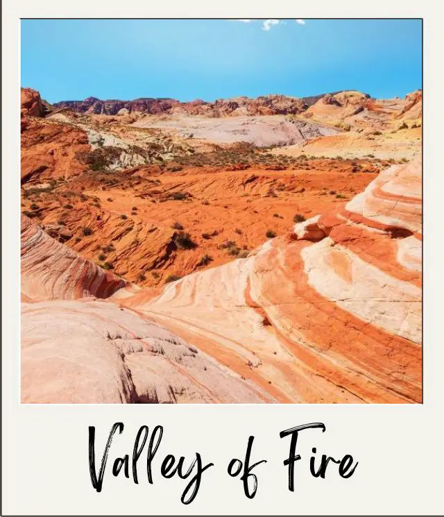 The 10 Best Day Trips from Las Vegas For Nature Lovers striped red rock in Valley of Fire