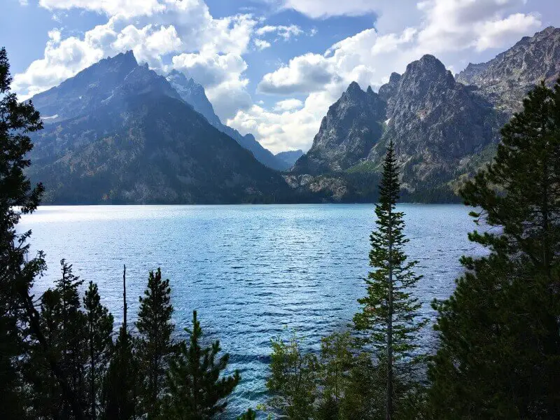 View-of-GRand-Tetons-across-jenny-Lake-afternoon