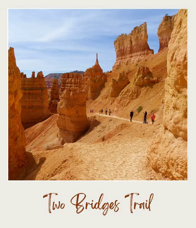 View of Two Bridges Trail Bryce Canyon National Park