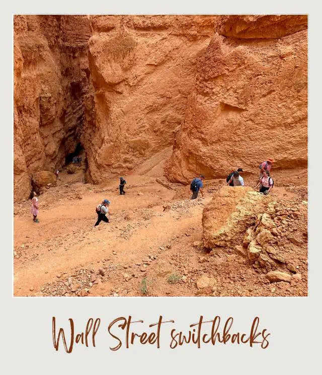 Wall Street switchbacks in Bryce Canyon National Park