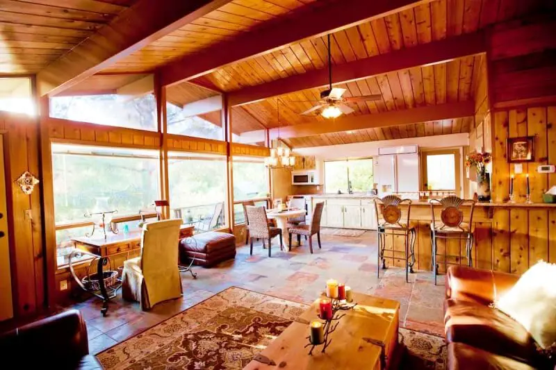 Western Woodland Cabin airbnb sedona