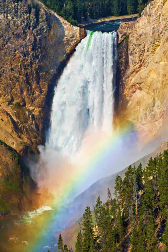 Yellowstone Falls Rainbow