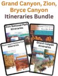 Grand Canyon North Rim, South Rim, Zion, Bryce Canyon Itineraries Bundle