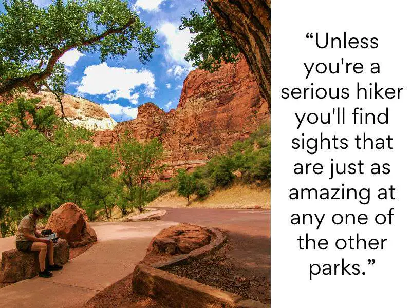 Zion National Park bad reviews 6 ind sights that are just as amazing at any one of the other parks